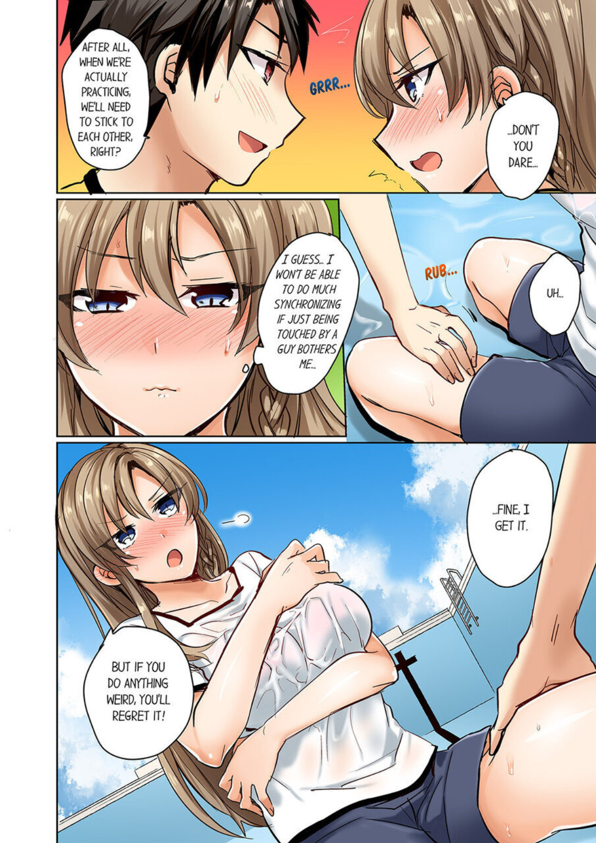 Hentai Manga Comic-My Swimsuit Slipped... And it went in!? A Mixed Synchronized Swimming Club with More Than Just Nip Slips in Store! ~ 1-Read-5